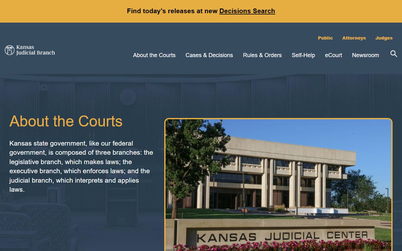 Wichita County traffic court records Kansas courts overview
